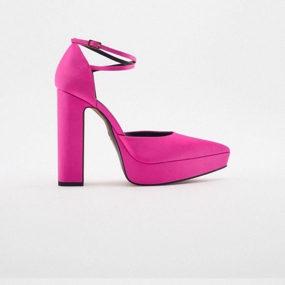 Zara heeled platform shoes - Picture 4 of 8
